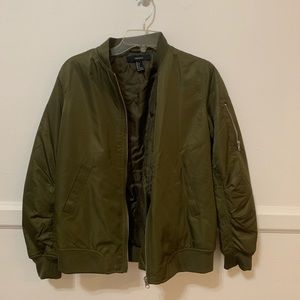Army Green Bomber Jacket